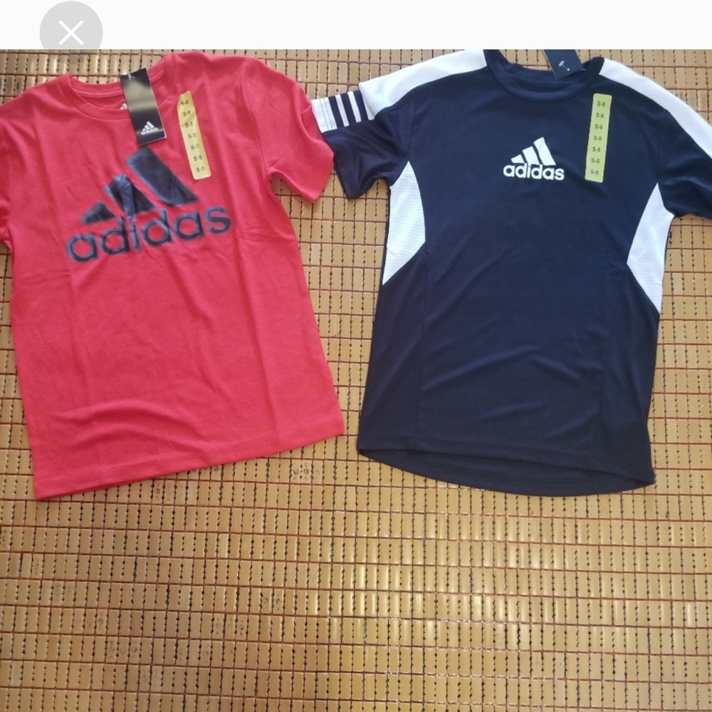 Adidas youth boys active shirts 2 pack set - Picture 4 of 7